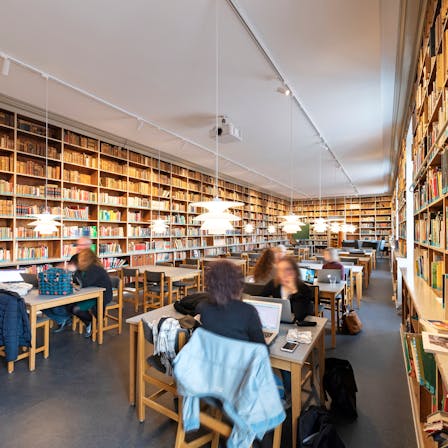 DK, Viborg, Viborg Katedralskole, Education, Library, Rockfon Mono Acoustic, TE-edge, white