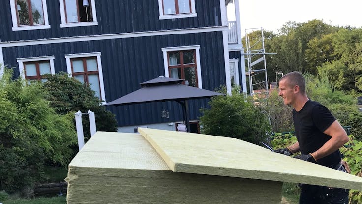 Reference case, article, Sweden, Jönköping, renovation, trähus, wood, facade, Västkustskiva