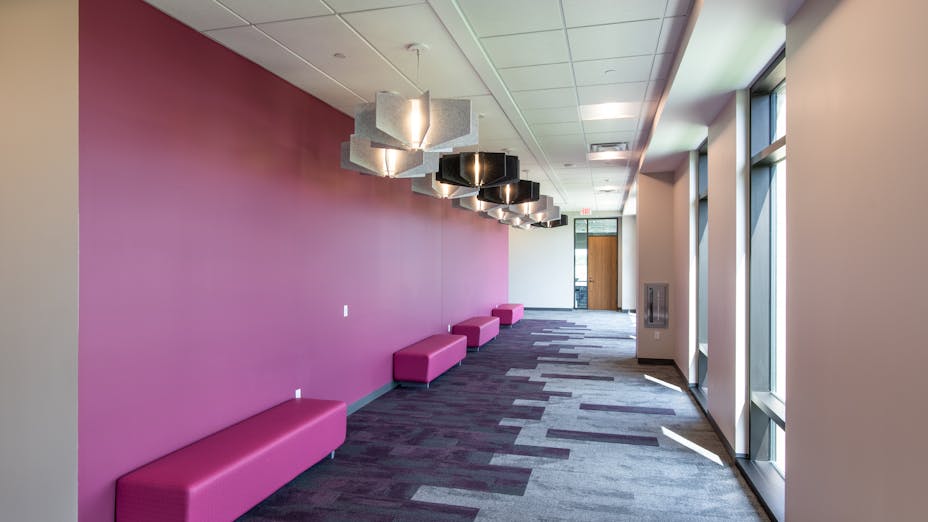 NA, Collin College Wylie Campus, Education, Page Southerland Page, Inc., Alaska 2'x6', Artic 2'x2', Stone Wool Ceiling Tile, Chicago Metallic 1200, Suspension Grid