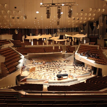 Interior Philharmonie Berlin, concert hall