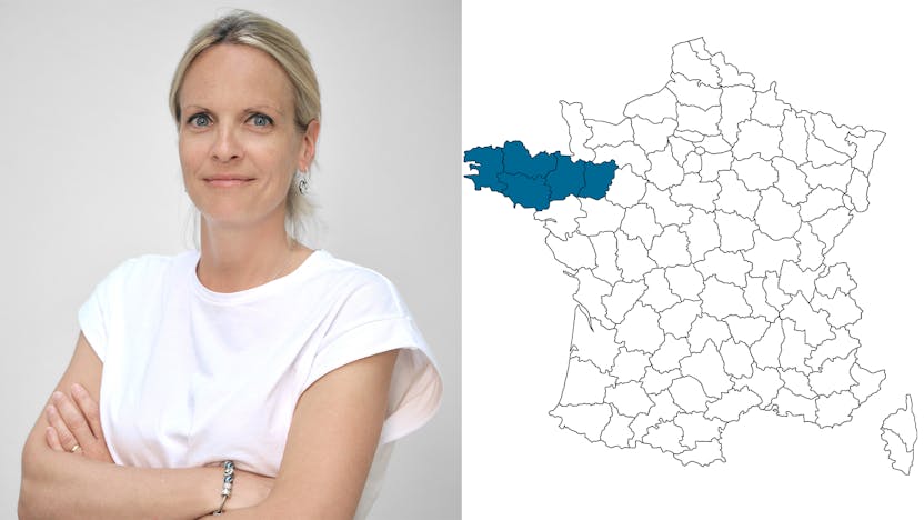 contact person, sales, profile and map, Mathilde Mainpin, rockfon, france, FR