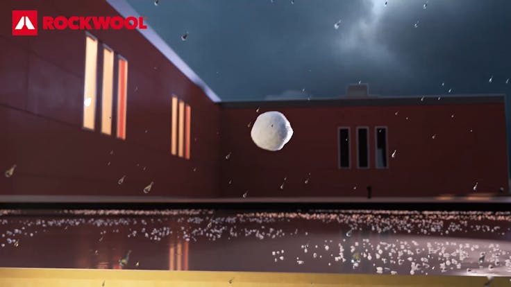 Hail video why RW in metal roof SP