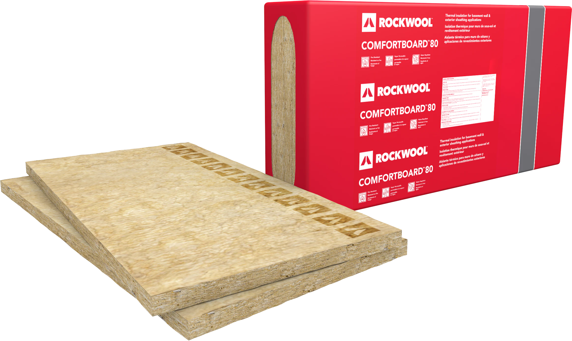 Comfortboard Pack and loose piece image
3D render image - product image