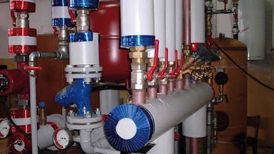 thermal insulation of part of central heating installation, pipelines, central heating, hot pipes,