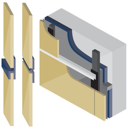 Ventilated constructions with open & closed joints with Rockpanel exterior cladding boards