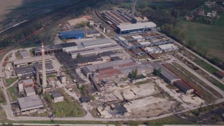 Factory Bohumín, history, picture of factory before 1998
