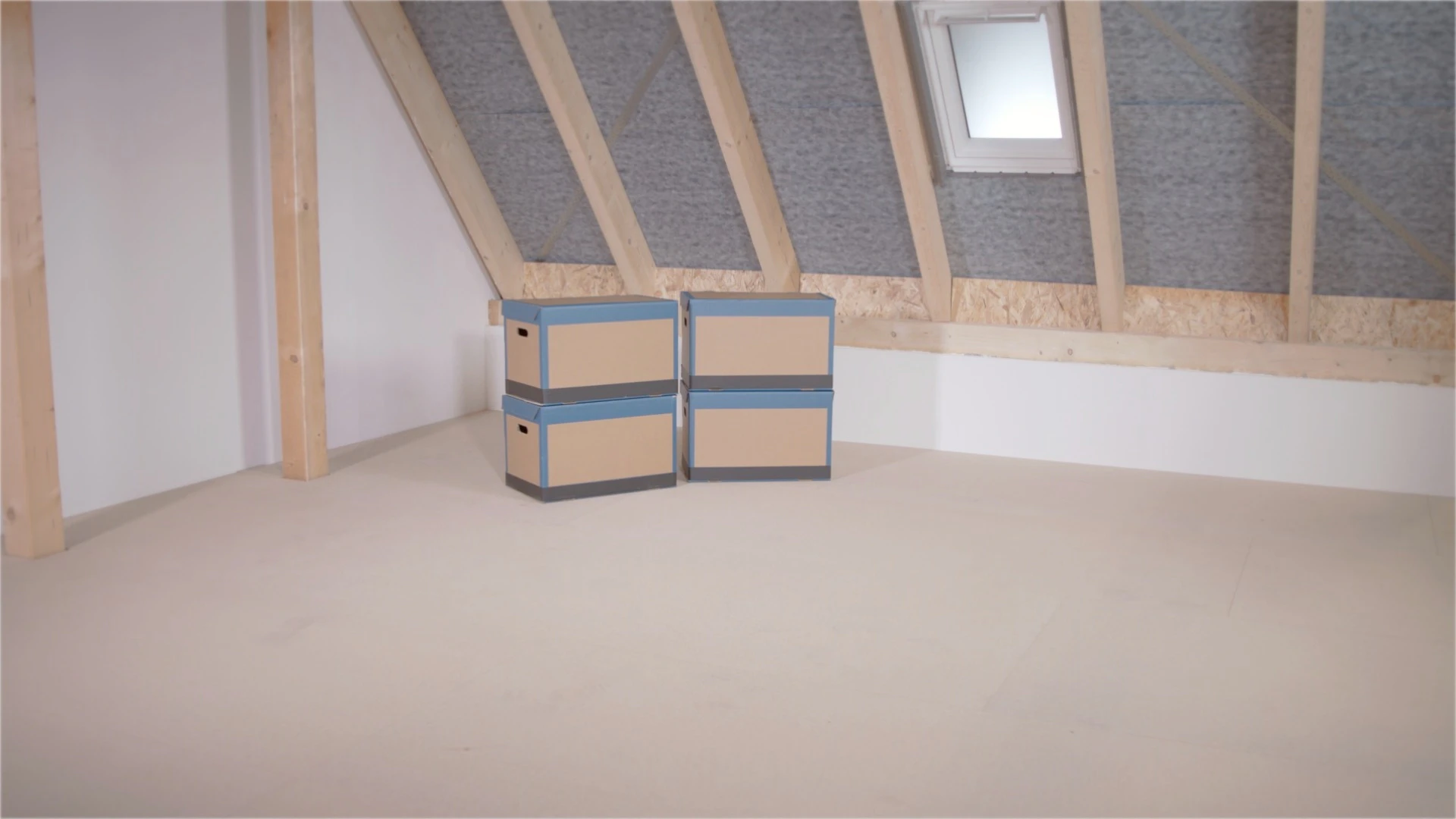 Dachbodendämmung, Verarbeitung, Anleitung, Video, begehbar, Lagerfläche, attic insulation, steps, tegarock, osb, thumbnail