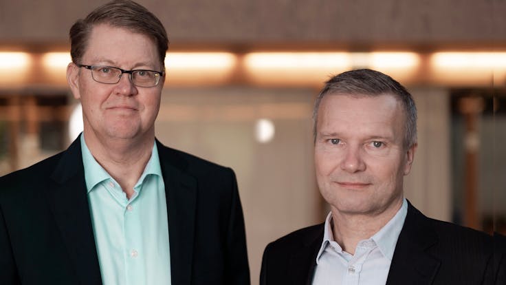 CEO Jens Birgersson and Chairman Thomas Kähler, AR 2023 photo