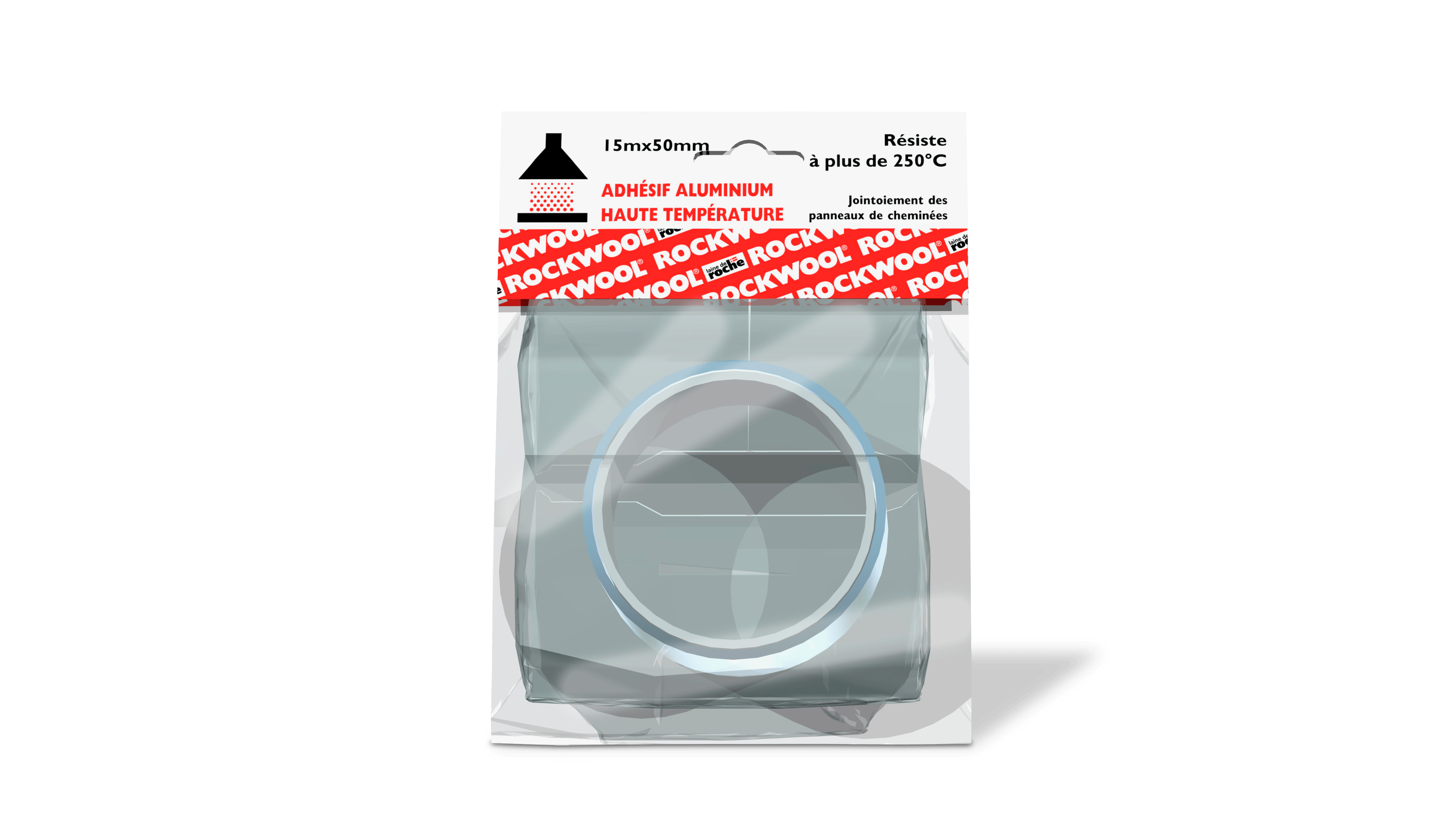 Adhésif aluminium haute température pour Firerock