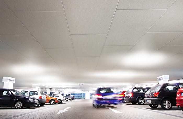 Car park ceiling