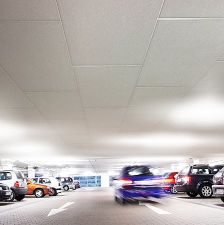 Car park ceiling