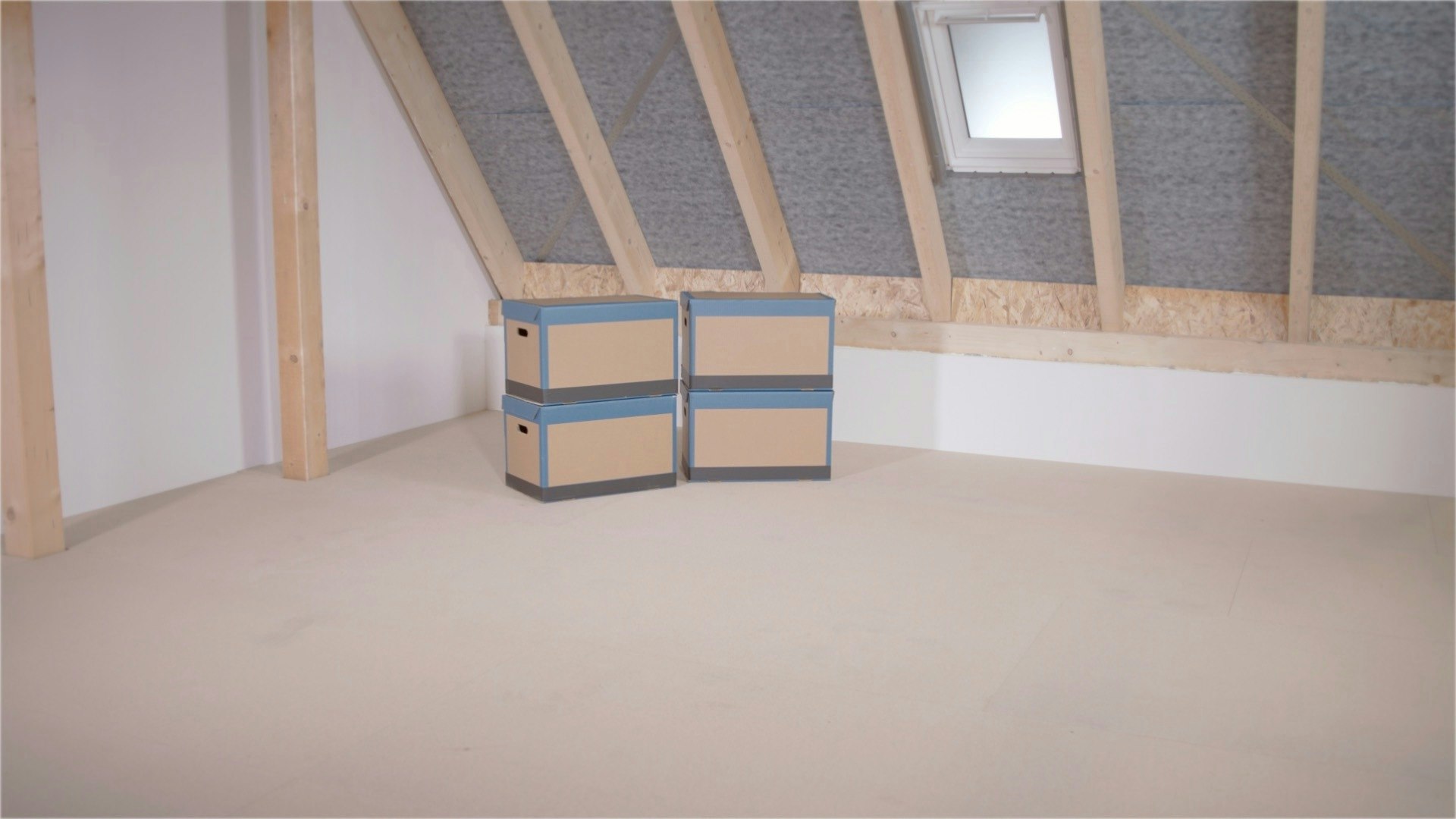 Dachbodendämmung, Verarbeitung, Anleitung, Video, begehbar, Lagerfläche, attic insulation, steps, tegarock, osb, thumbnail