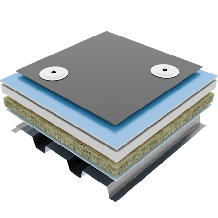 Toprock DD - Metal Deck - Hybrid Roof Assembly - Thermal Barrier