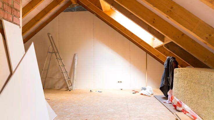 attic insulation, rockwool