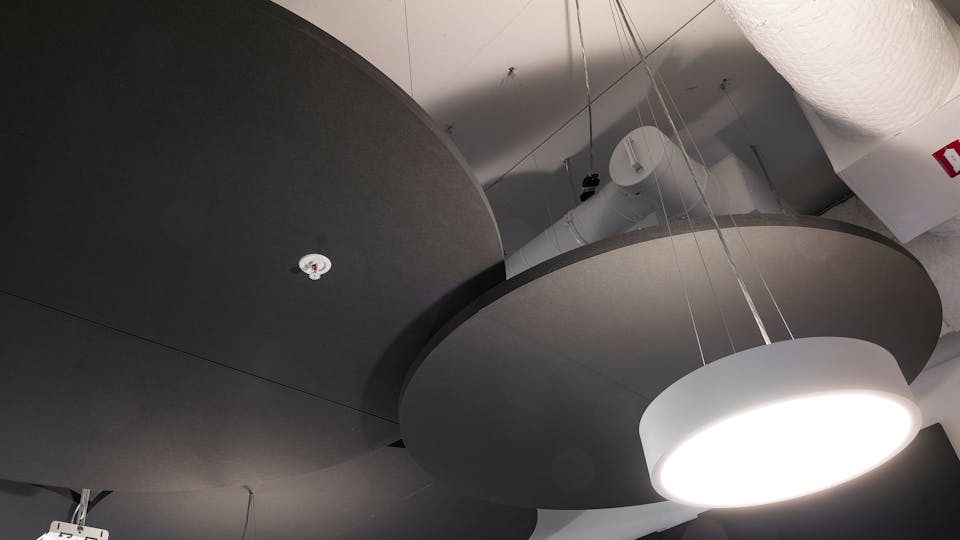 Acoustic ceiling solution: Rockfon Eclipse® Colour, A