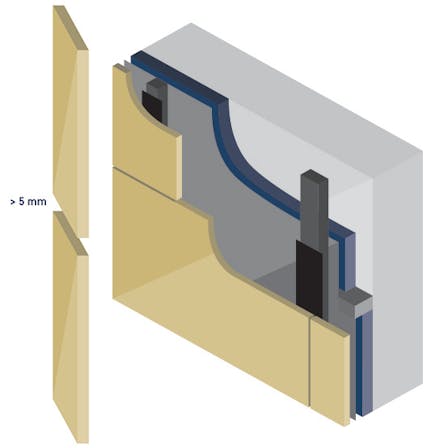 Ventilated constructions with open & closed joints with Rockpanel exterior cladding boards