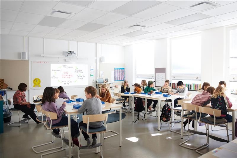 NA, Origin Classroom, Education, Rendered Ceiling