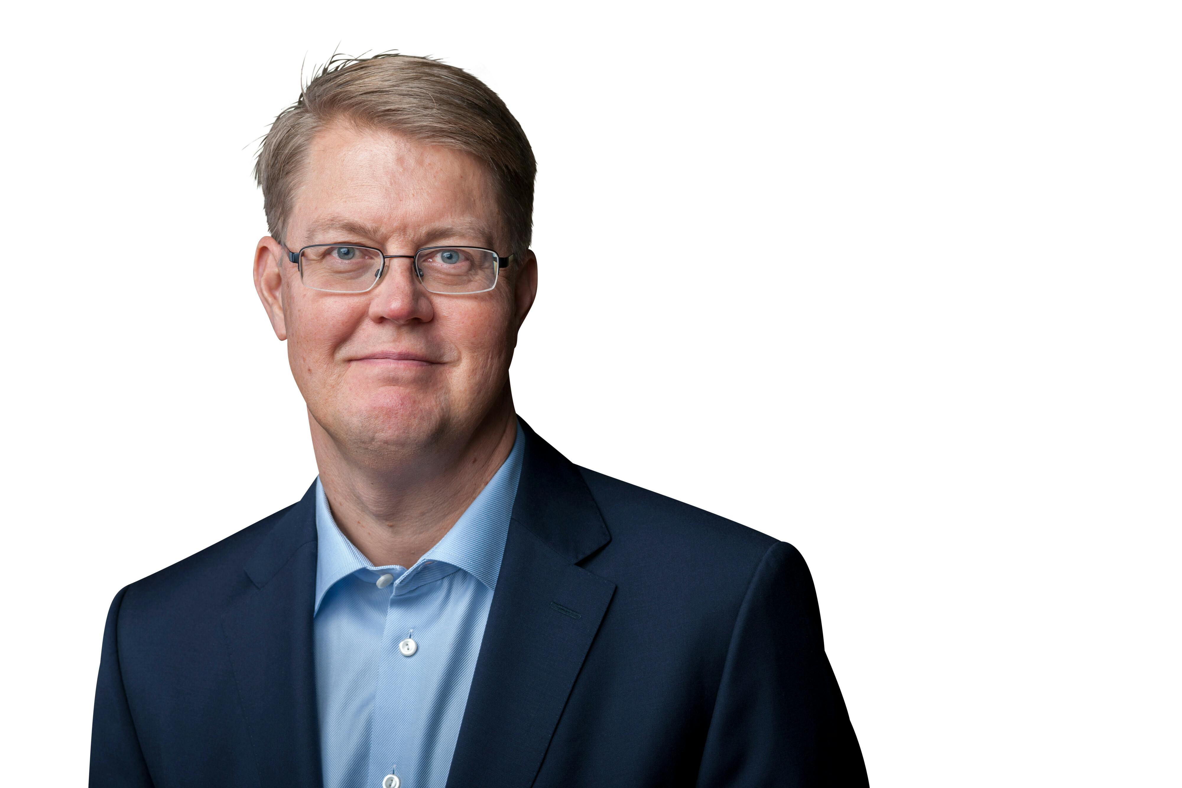 Jens Birgersson, Group Management,CEO, white background