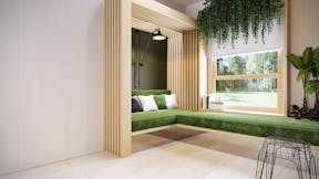 news article, TV program about apartment renovation "Dachnyi Otvet", Scandik, Acoustic Batts, chairs, living room, bedroom, sofa