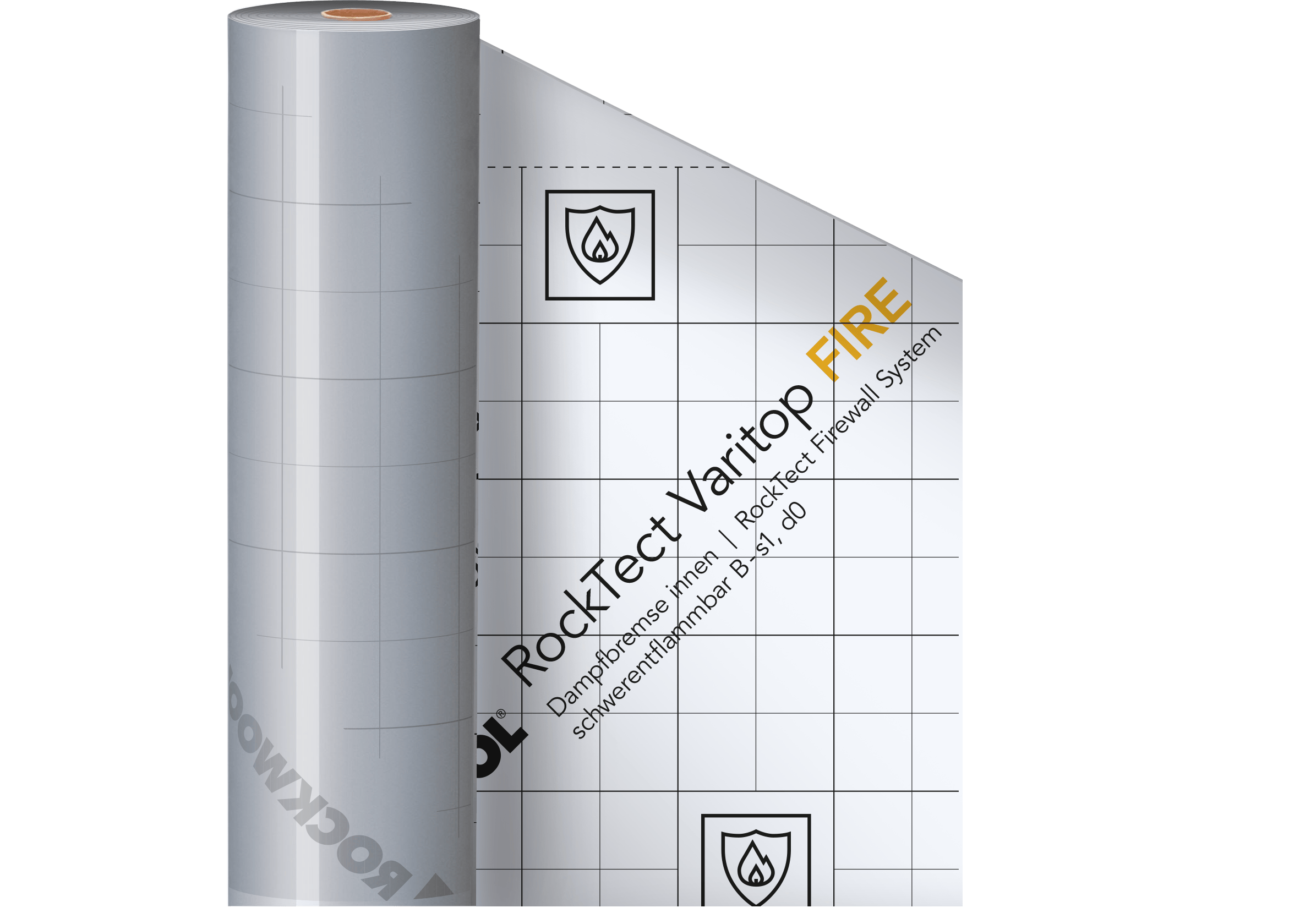 RockTect Firewall System, internal insulation, roof, pitched roof, airtightness, Luftdichtsystem schwer entflammbar, RockTect Varitop FIRE, PIM