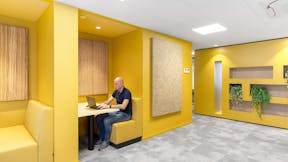 Open Plan Office in Rockfon Office Roermond in Roermond Netherlands with Rockfon Blanka X-Edge