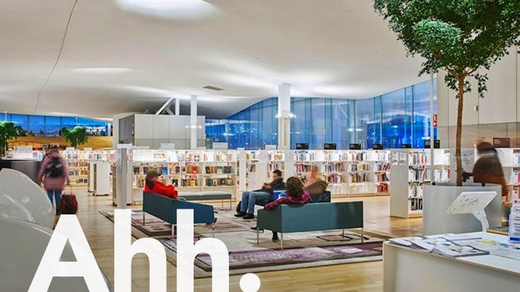 leisure, ahh, brand campaign, library, relaxing people