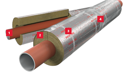 ROCKWOOL pipe insulation