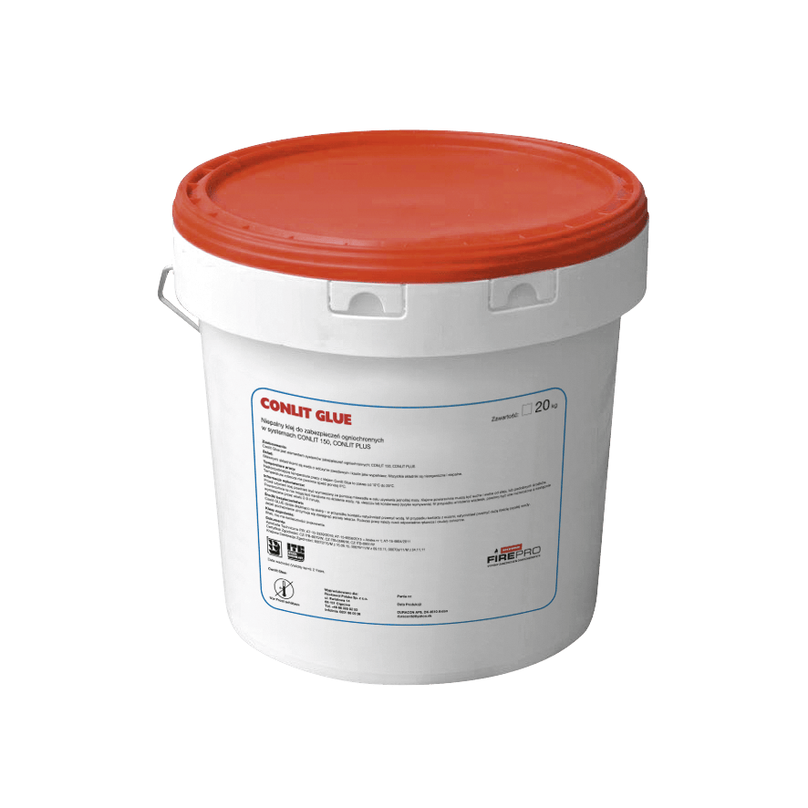 CONLIT GLUE, sealing glue, CONLIT PLUS System and CONLIT 150 System component, fire protective insulation