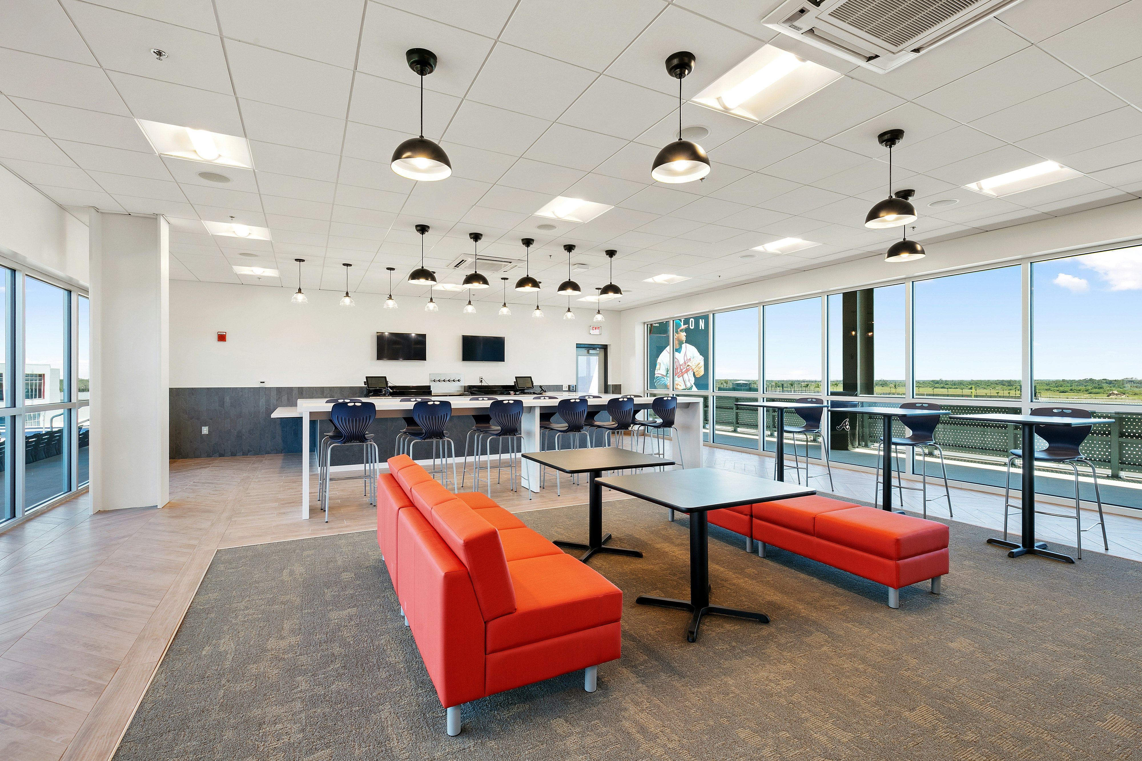 NA, Atlanta Braves CoolToday Park, Artic SLN (E-Edge) 2x2, 4000 Tempra 9/16", Large Stadium Suite, Leisure, Fawley Bryant Architecture