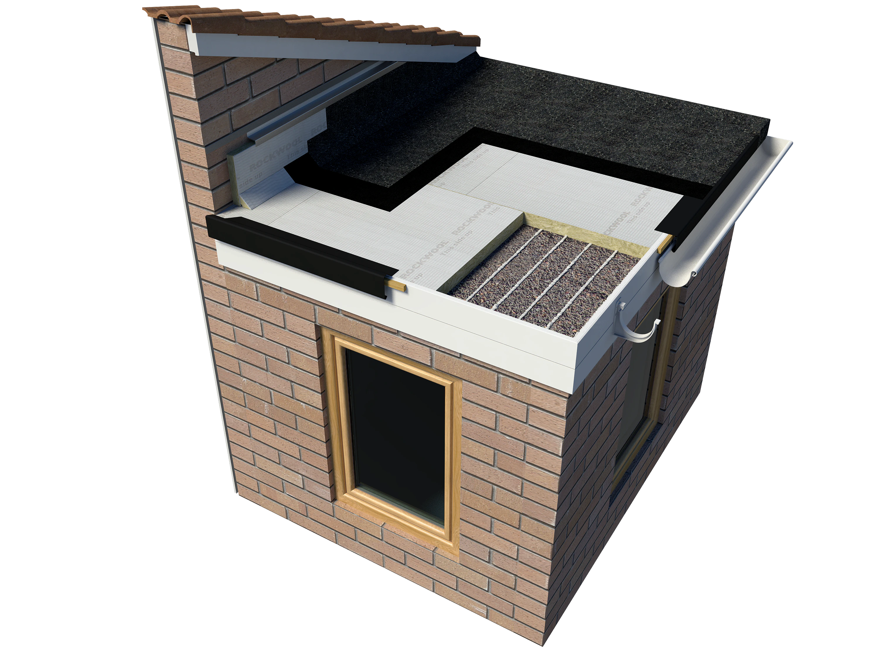 Flat Roof System - HARDROCK RECOVERY BOARD ANGLE FILLETS