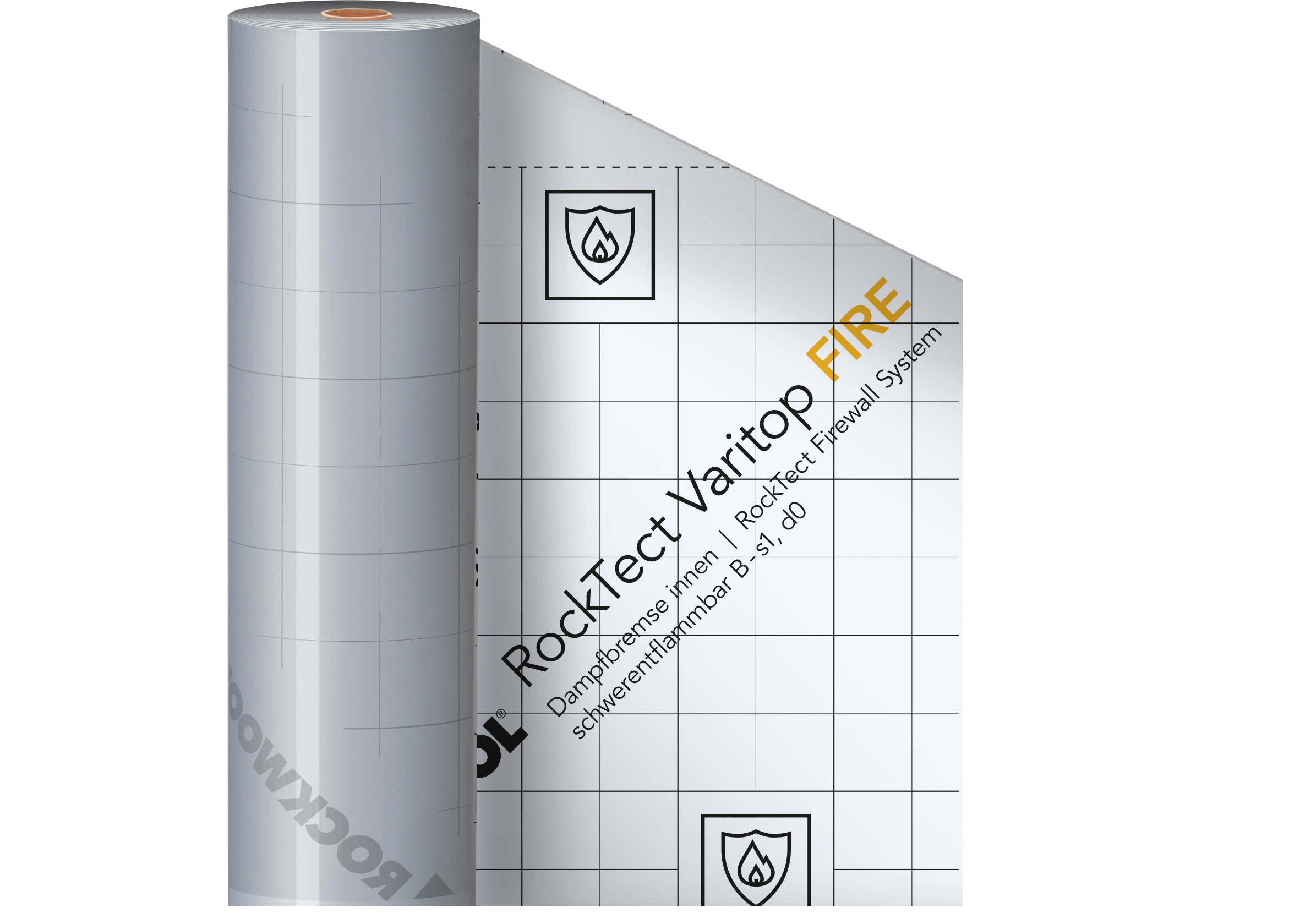 RockTect Firewall System, internal insulation, roof, pitched roof, airtightness, Luftdichtsystem schwer entflammbar, RockTect Varitop FIRE, PIM
