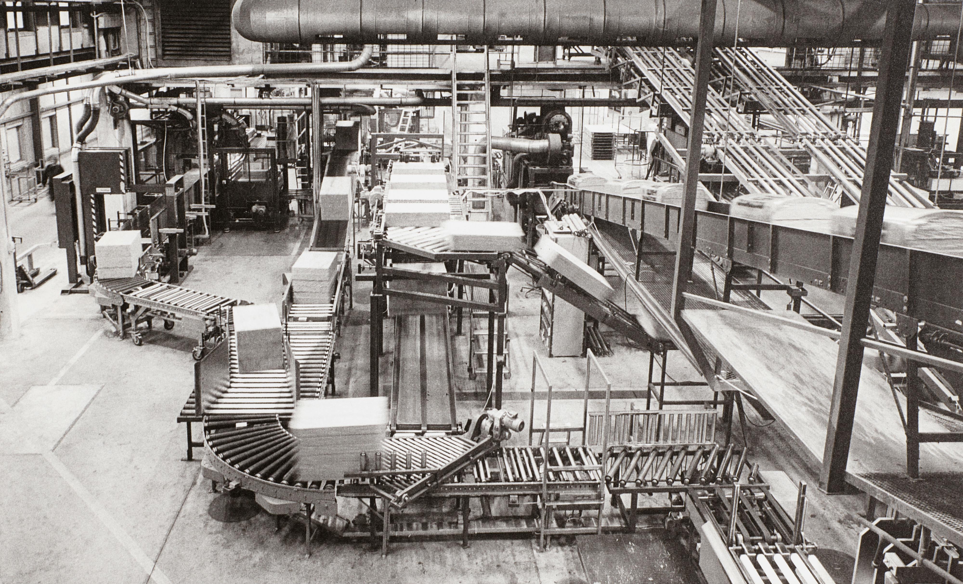 The packing areas of the factory in Hedehusene late 1970.
