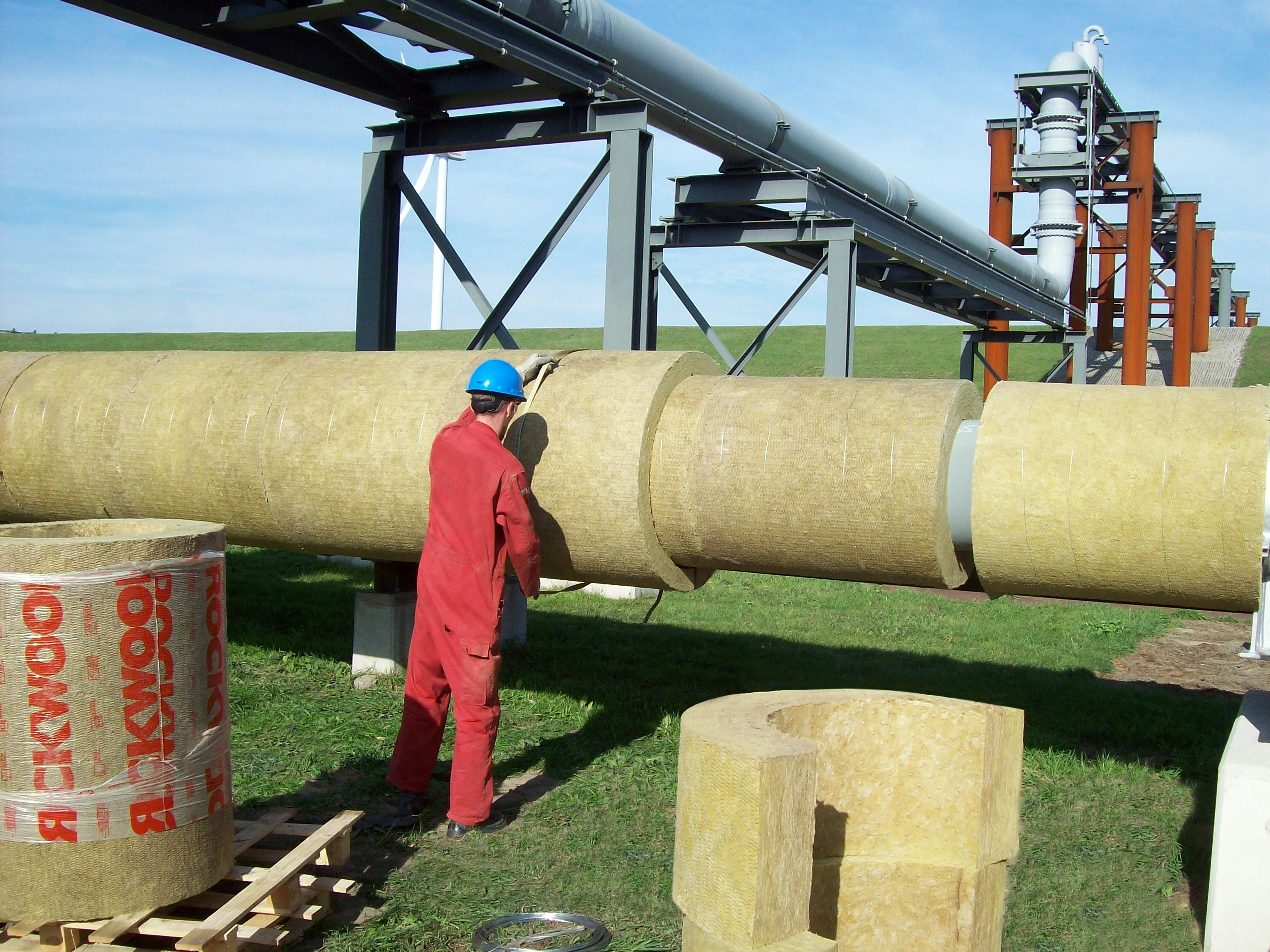 why stone wool, case study, groningen seaports, pipe, pipework, insulation, industrial