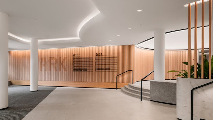 The Ark Office Building, London, United Kingdom, with Rockfon Mono Acoustic TE Direct, Gensler, BW: Workplace Experts, Panarc Interior Solutions LLP