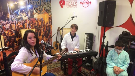 The Hard Rock Café Music Room, funded by Hard Rock Heals with donations from ROCKWOOL Group