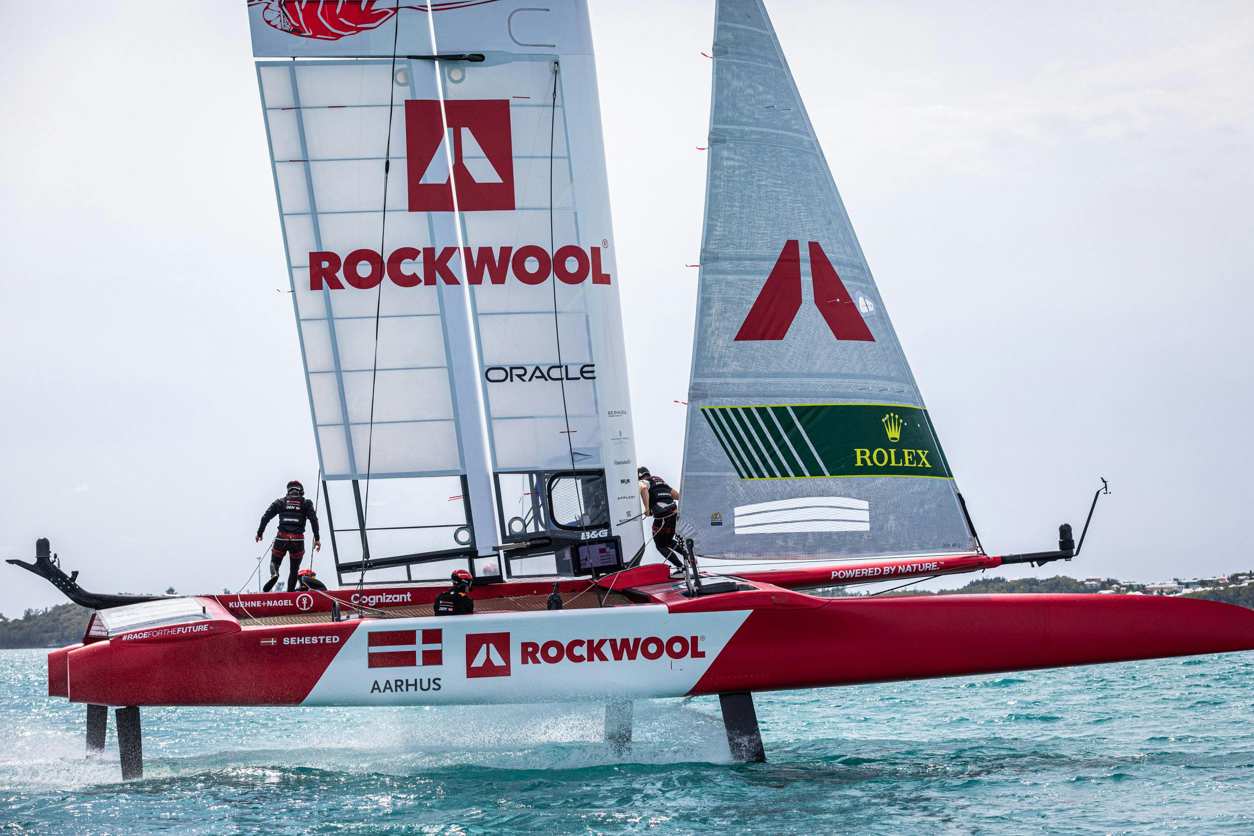 How the world's fastest sail racing boats fly above the water