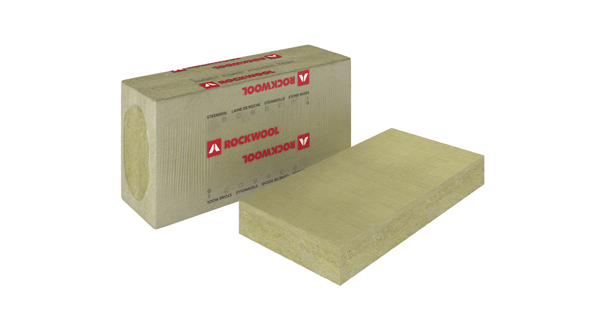 Rockvent Base packshot, Product, GBI, ventilated facades, insulation, slab, stonewool, package, packshot, rw-bnl, nl, vl, fr