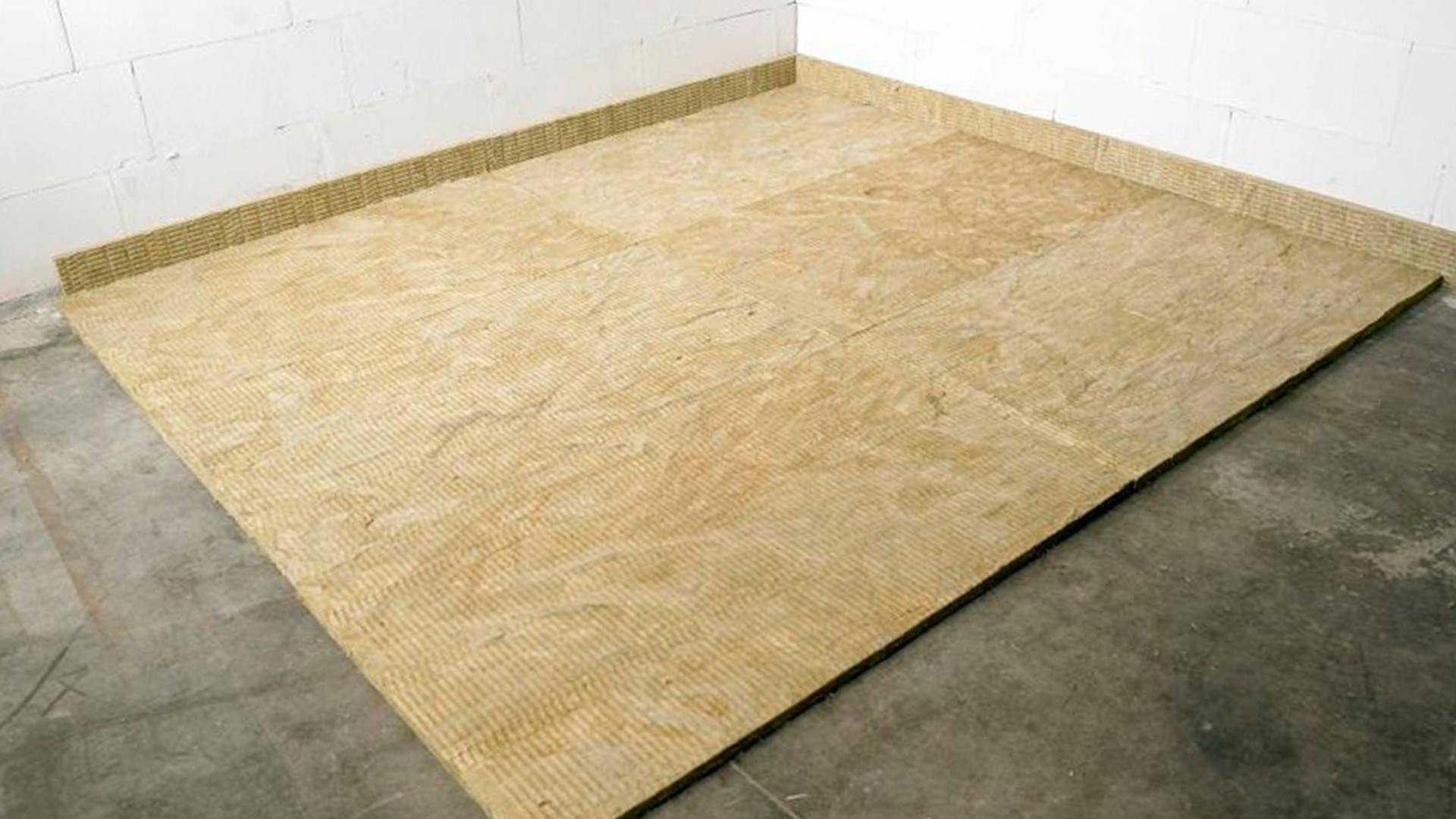 concrete floor, floor insulation, BNL