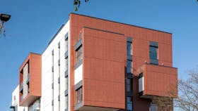 Beaumont Court and Richmond House in Southend on Sea, Essex (United Kingdom) with Rockpanel Stones FS-Xtra facade cladding