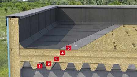 Application, illustration, flat roof, RW-CZ