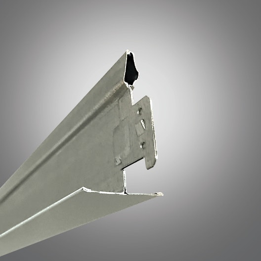 NA, Grid End Tab, Tile Side View, Suspension System, 260 Aluminum Cap Grid End Tab, 15/16"