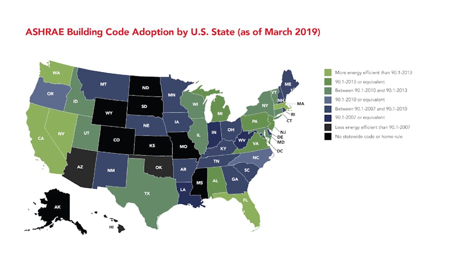 ROCKWOOL-ASHRAE-Building Code Adoption by US State-March 2019