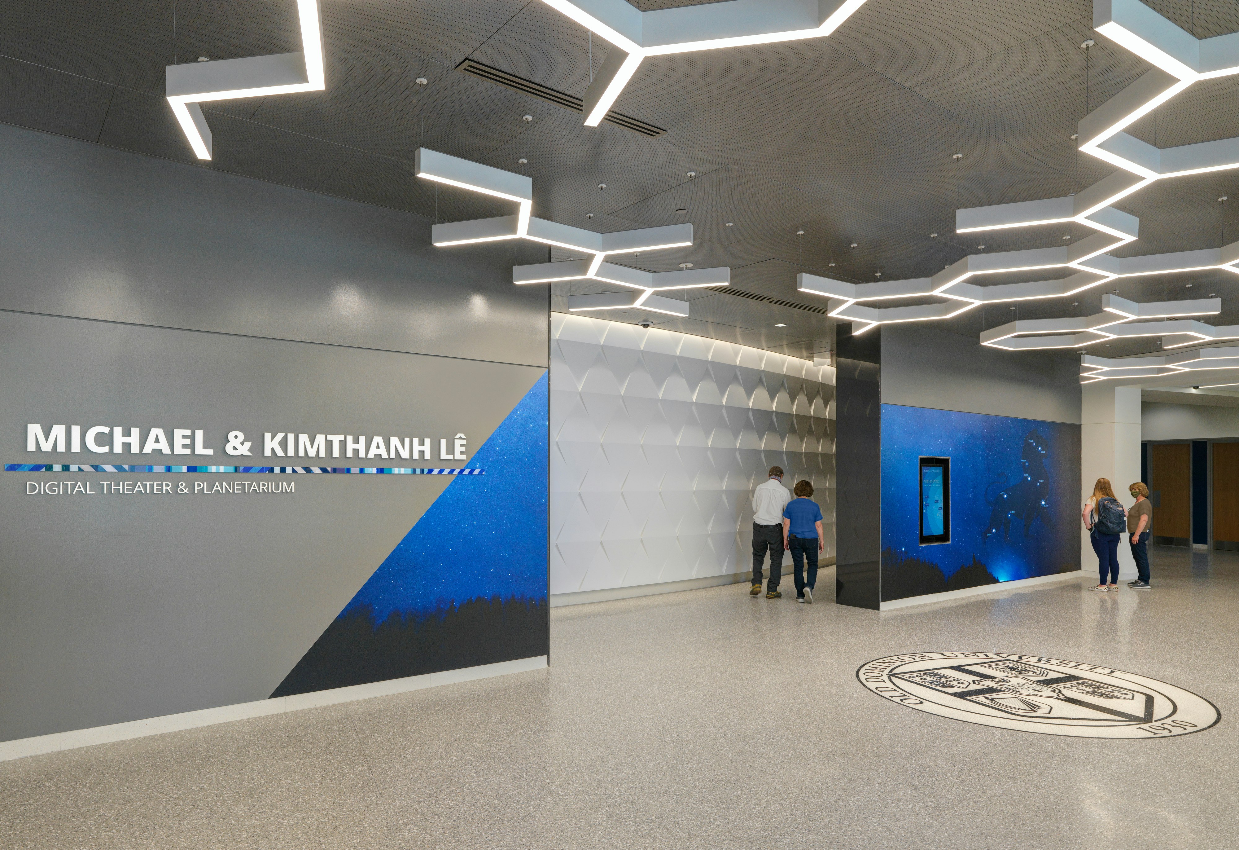 NA, Old Dominion University (ODU) – Chemistry Building, Moseley Architects, SmithGroup JJR, Education, LEED Designed, Spanair Torsion Spring Metal Panels, Specialty Metal Ceilings