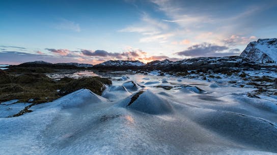RockWorld Imagery, The Big Picture, ice, mountains, sunset, sky