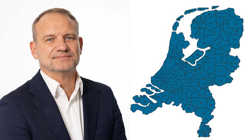 contact person, sales director, profile and map, Frans van der Graaf , Rockfon, NL