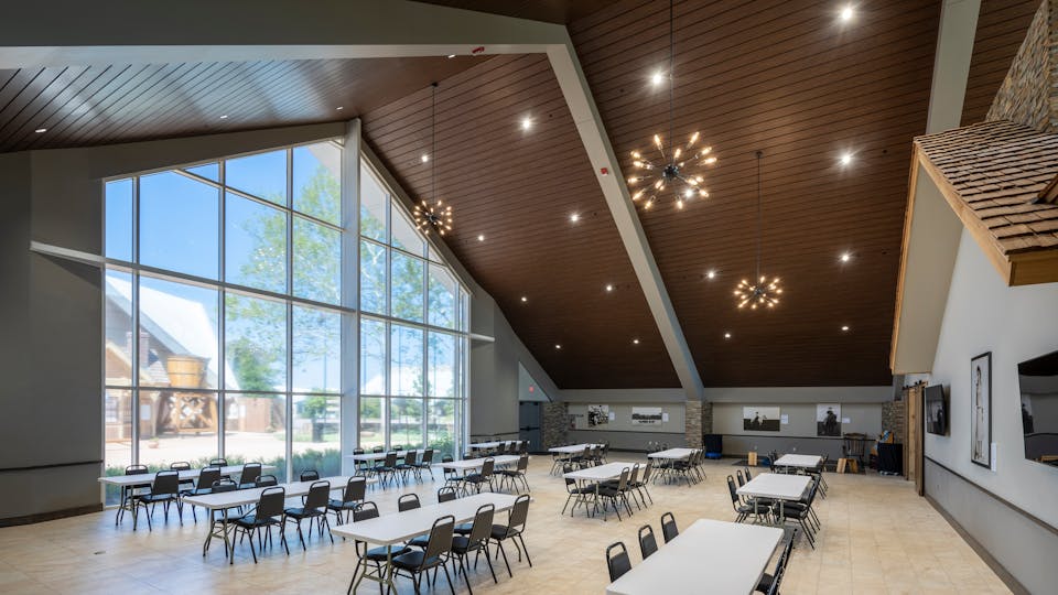 Featured products: Rockfon® Planar® Macro and Planar® Macroplus® Linear Ceilings