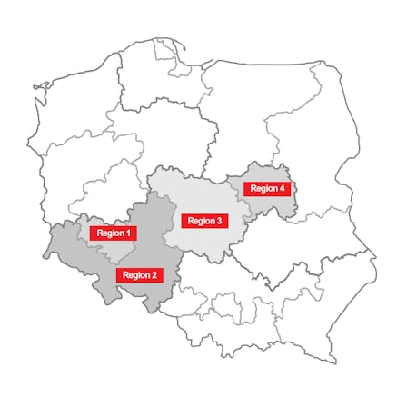 distribution map, Pawel Dopierala