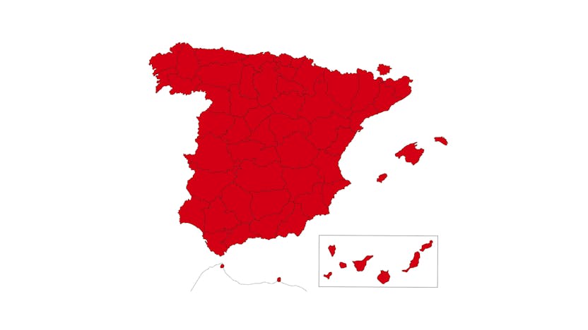 Delegaciones comerciales. Mapa - España
Sales Map Spain