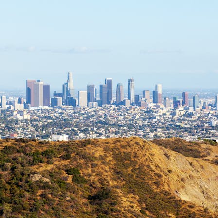 California Los Angeles Skyline WUI Zone