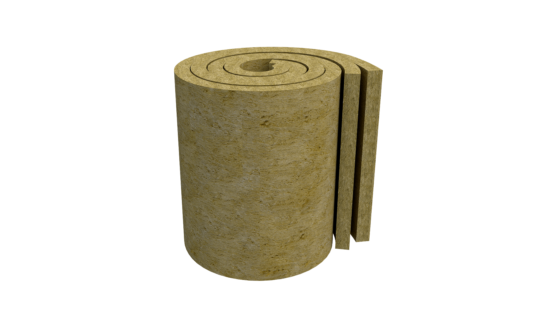 Thermal-acoustic insulation - TWINROLL - ROCKWOOL - stone wool
